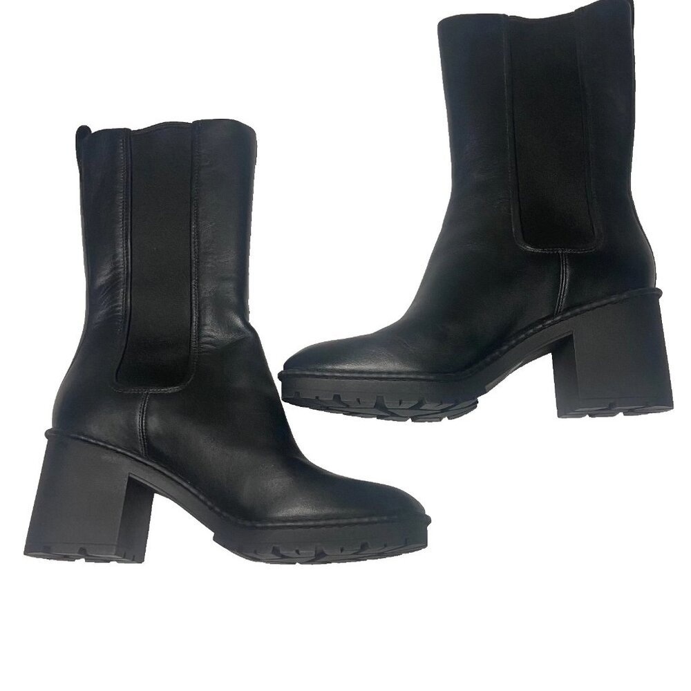 $500 - Vince Henderson Water Repellent Chelsea Boot Black Size 10 NWOB